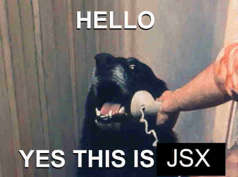 Yes this is JSX